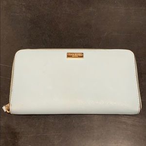 Kate Spade light blue wallet